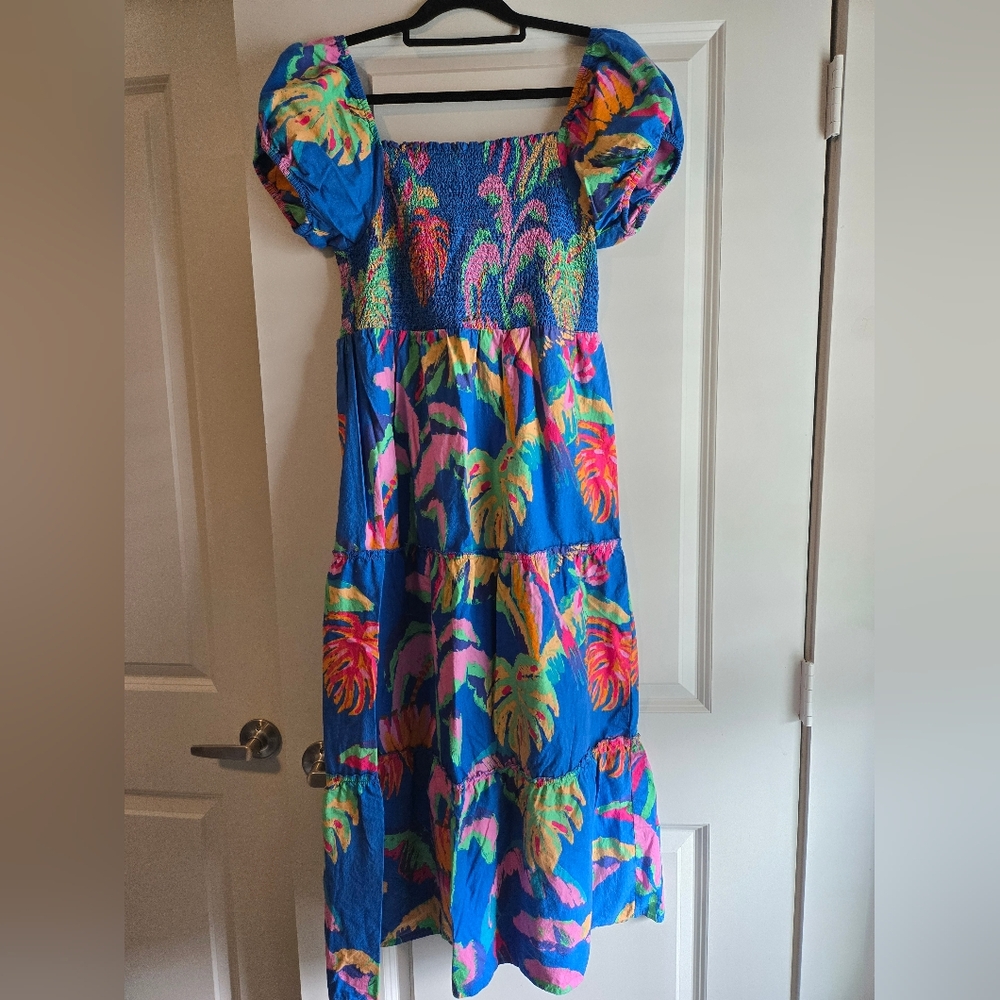 J Gee Floral Dress Sz XL
